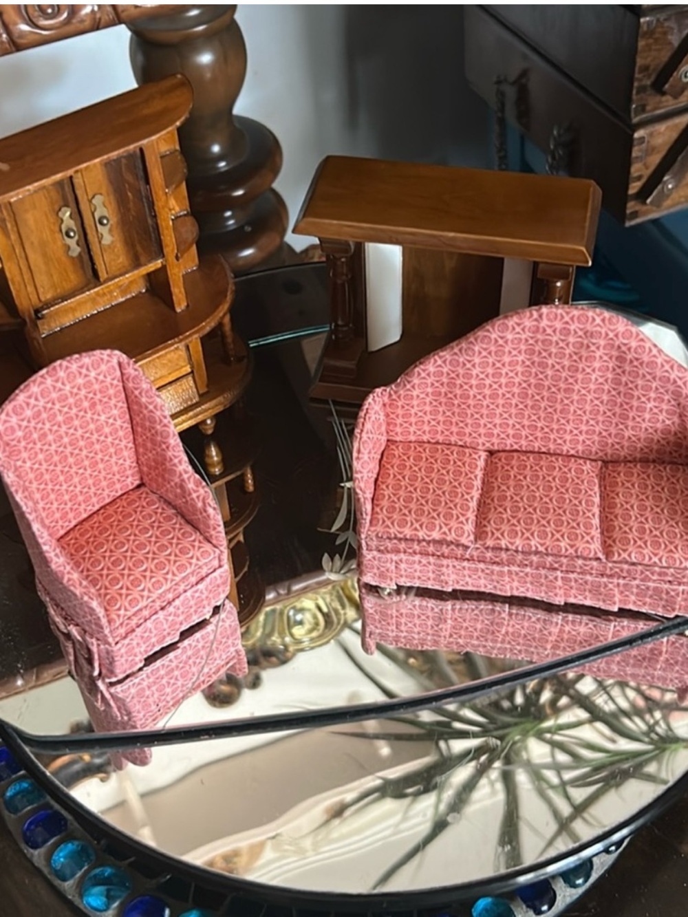 Vintage Dollhouse Furniture Set